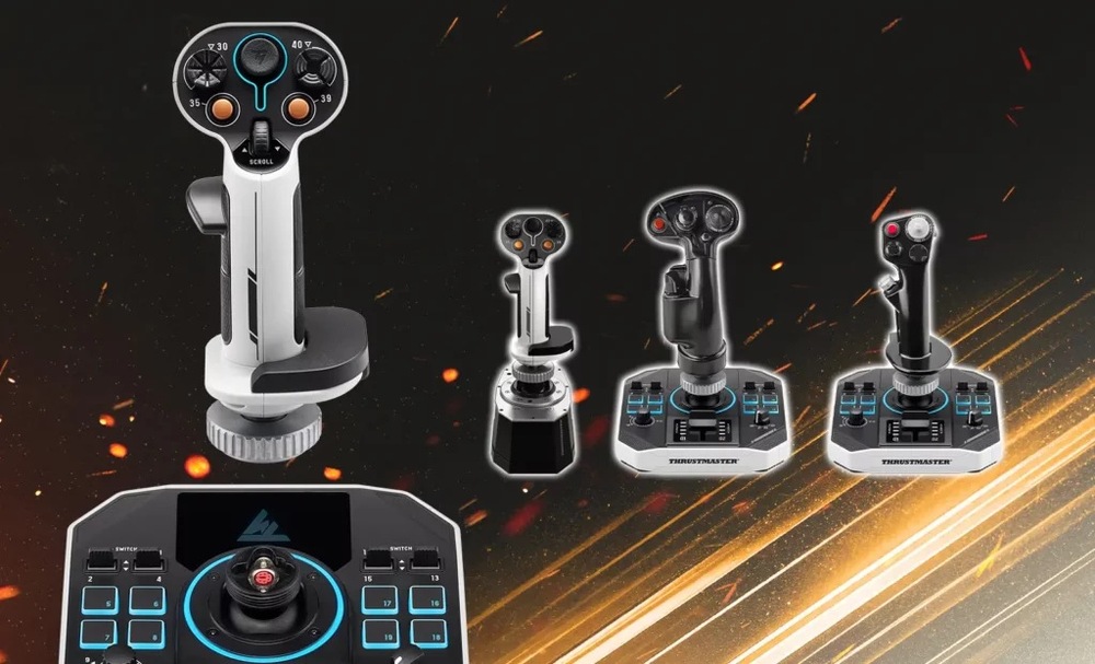 Joystick Thrustmaster Sol-R 1 Flightstick bílý Joystick Thrustmaster Sol-R 1 Flightstick bílý