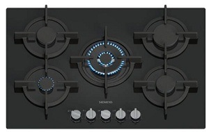 Plynová varná deska Siemens iQ500 EP7A6QI10 černá Plynová varná deska Siemens EP7A6QI10