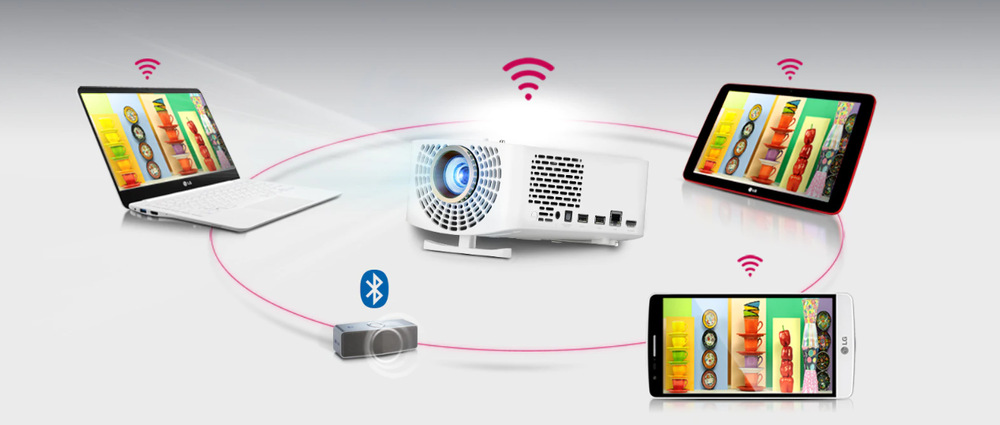 Projektor LG HF60LSR bílý Projektor LG HF60LSR bílý