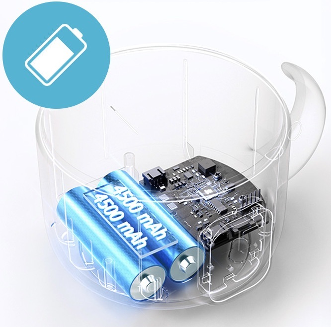 Ohřívač dětské stravy Kidnort Vennlig DE-030247 béžový Ohřívač jídla Kidnort má baterii s kapacitou 4 500 mAh