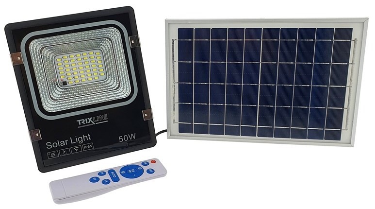 Venkovní svítidlo Trixline, solární TR 366 s celkovým výkonem 50 W