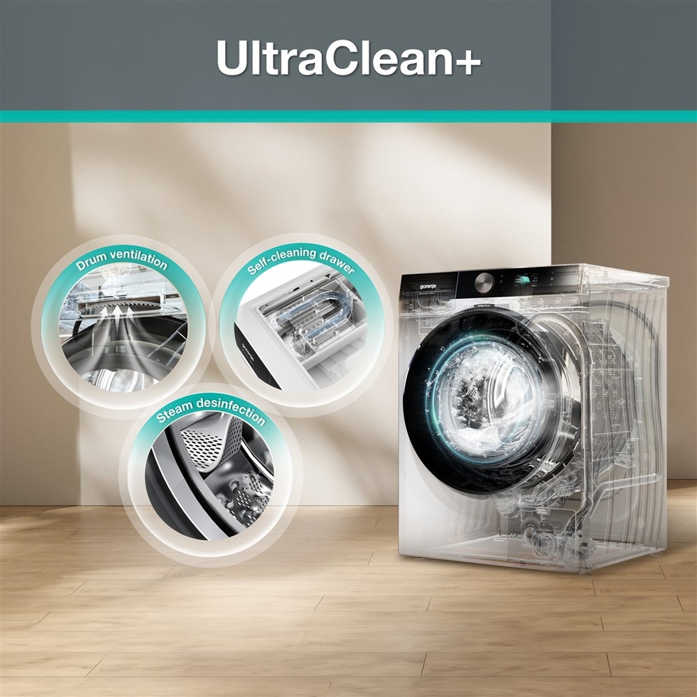 Pračka Gorenje G800 WG894A25 TotalFresh bílá Pračka Gorenje WG894A25 TotalFresh funkce UltraClean+