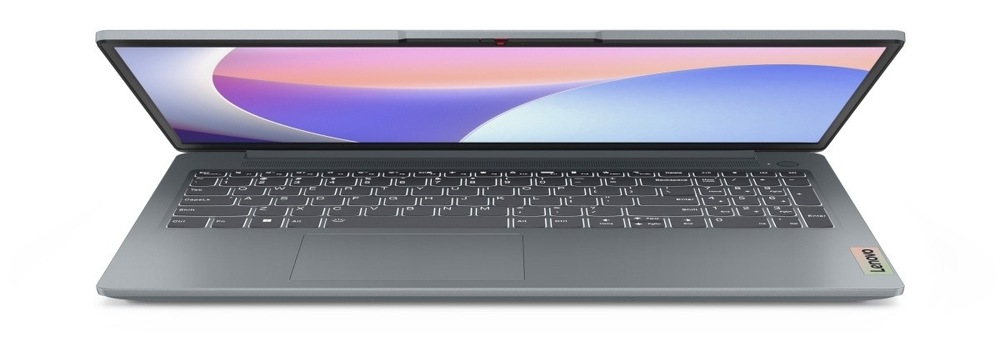 Notebook Lenovo IdeaPad Slim 3 15ABR8 šedý Pootevřený notebook Lenovo IdeaPad Slim 3 15ABR8