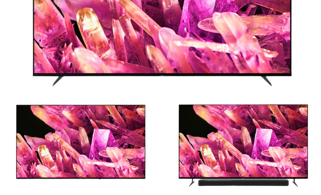 Televize Sony XR-55X93K Televize Sony XR-55X93K, Vícepolohový stojan nastavitelný ve 3 směrech