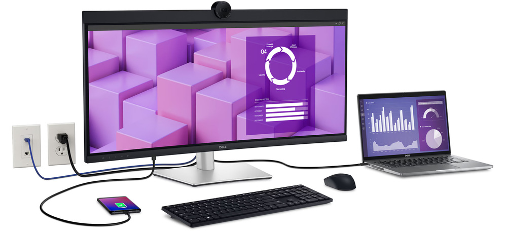 Monitor Dell P3424WEB černý/stříbrný