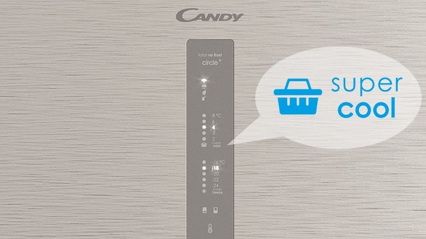 Chladnička s mrazničkou Candy CBT5518EW bílá