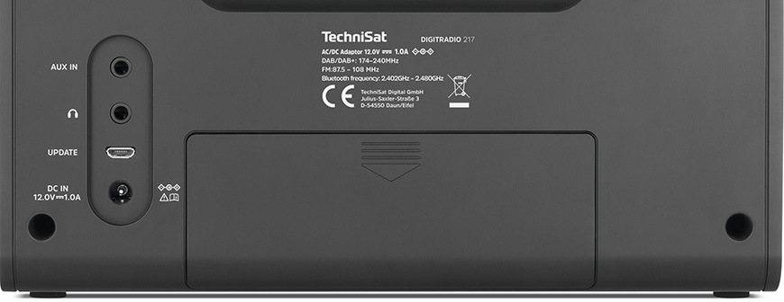 Radiopřijímač DAB+ Technisat DigitRadio 217, černý