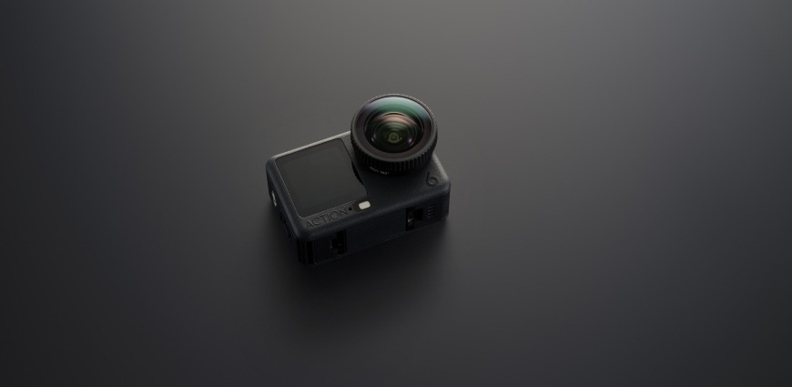 Objektiv DJI Osmo Action 6 FOV Boost Lens černý Akční kamera Osmo Action 6 s nasazeným objektivem FOV Boost Lens