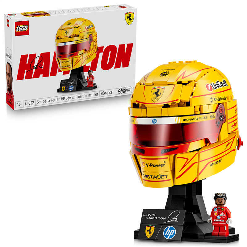 Stavebnice LEGO® Editions 43022 Helma Lewis Hamilton ze Scuderia Ferrari HP