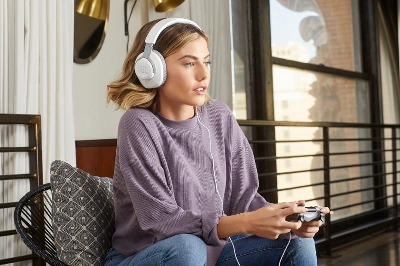 Headset JBL Quantum 100 modrý
