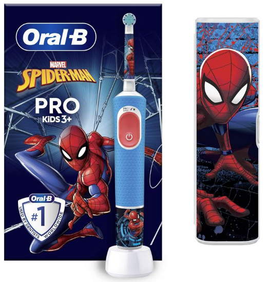 Zubní kartáček Oral-B Pro Kids Spiderman 3+ BRAD103SPIDERMAN
