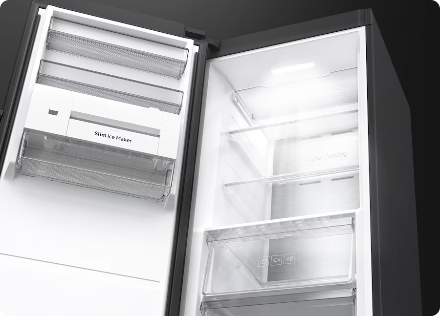 LED podsvícení osvětlující mrazničku Samsung RZ32C7BFES9/EF