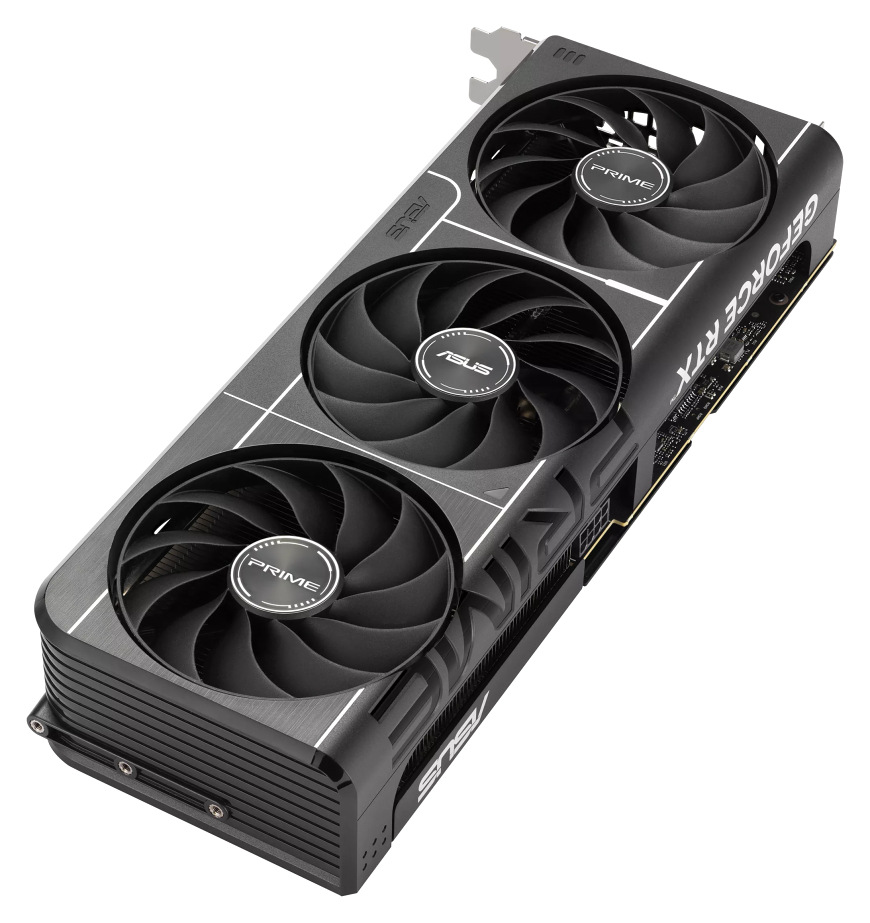 Grafická karta Asus GeForce RTX 5060 Ti PRIME 8G Grafická karta Asus Prime GeForce RTX 5060 TI 8G s trojitým ventilátorovým chlazením v černé barvě