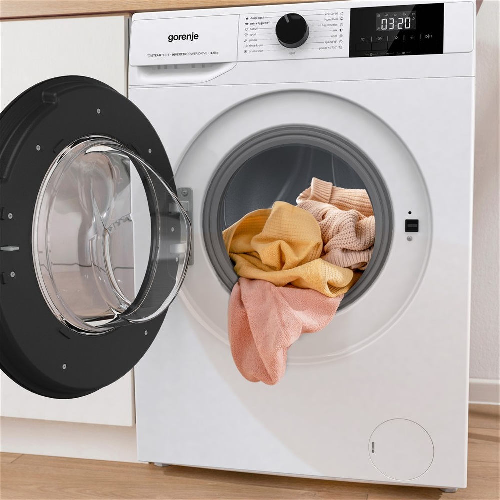 Pohled na buben pračky Gorenje