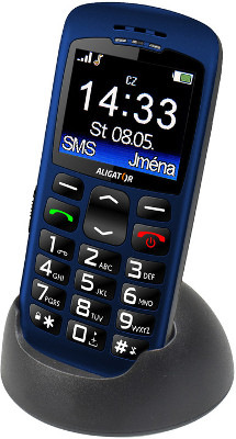 Mobilní telefon Aligator A670 Senior modrý