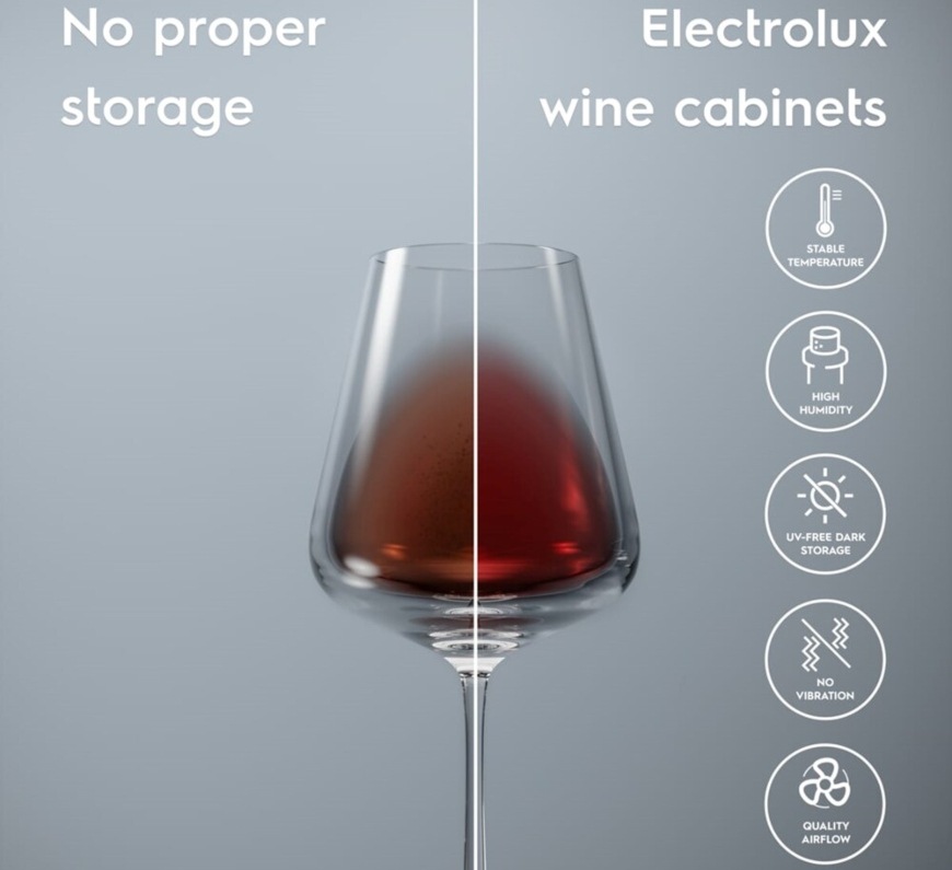 Vinotéka Electrolux EWUD040B8B černá Vinotéka Electrolux EWUD040B8B černá