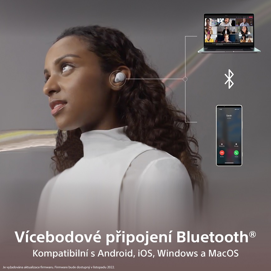 Sluchátka Sony LinkBuds S, multipoint connection