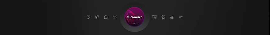 Mikrovlnná trouba Bosch Serie 8 BFR7221B1 černá BOSBFL7221B1_panel