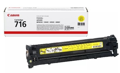 Toner Canon CRG-716Y, 1500 stran žlutý