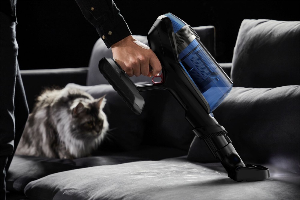 Tyčový vysavač Rowenta RH98C0WO X-Force Flex 12.60 Aqua, 150 AW modrý