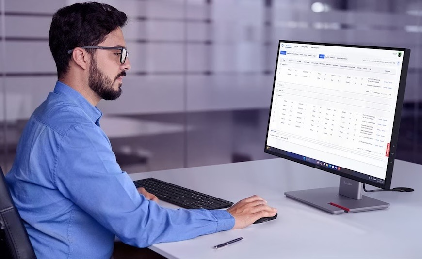 Monitor Lenovo ThinkVision P24Q-40 černý/šedý Monitor Lenovo ThinkVision P24Q-40 černý/šedý
