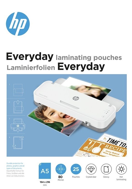 Laminovací fólie HP s tloušťkou 80 mikronů, 25 ks v balení