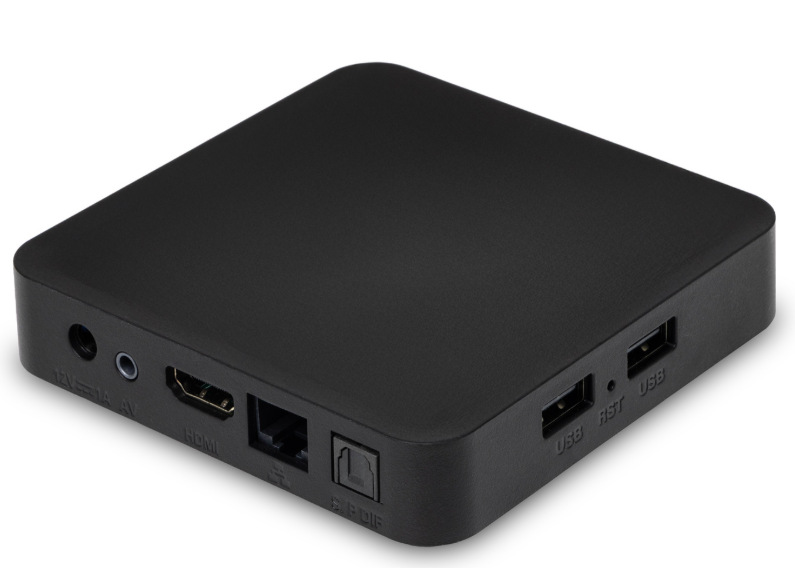 Zadní panel Evolveo Dcolor GD2 s HDMI, LAN, USB a optickým výstupem