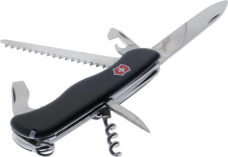 Nůž kapesní Victorinox Forester poskytuje velkou čepel s pojistkou