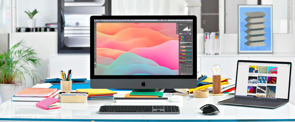 Klávesnice Logitech Wireless MX Keys for Mac, US šedá