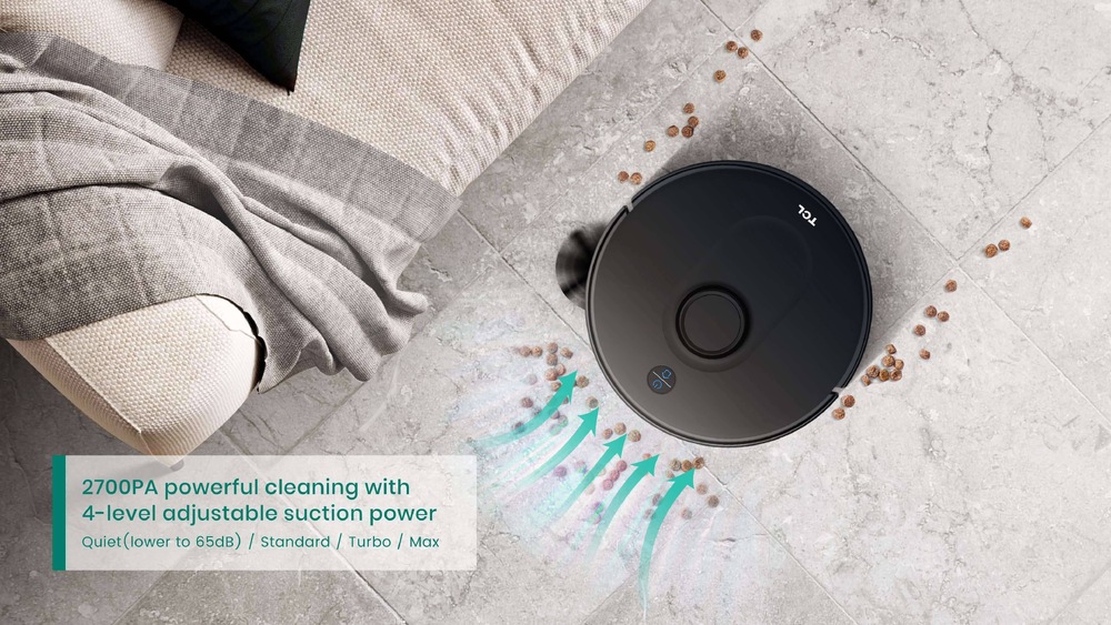 Robotický vysavač TCL Sweeva 6500, Wi-Fi Robotický vysavač TCL Sweeva 6500, Wi-Fi