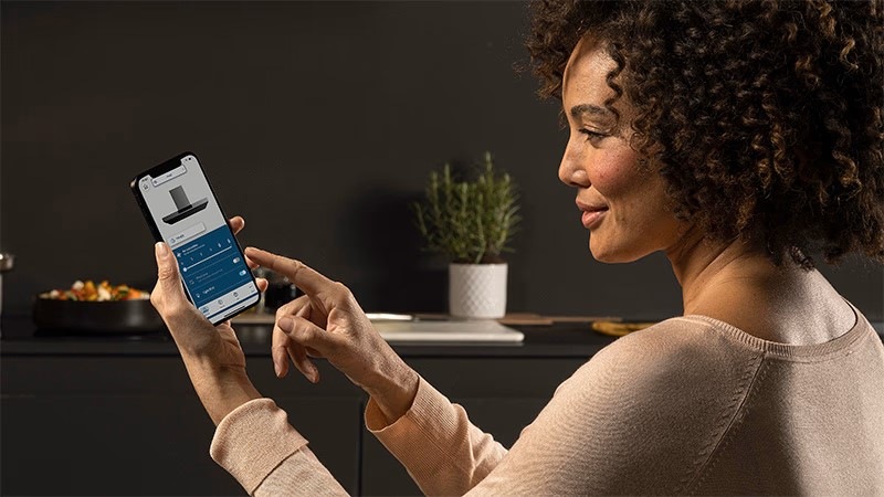 Odsavač par Haier HADG9CBS4BWIFI černý Odsavač par Haier HADG9CBS4BWIFI černý