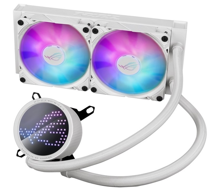 Vodní chladič Asus ROG RYUO III 240 ARGB White