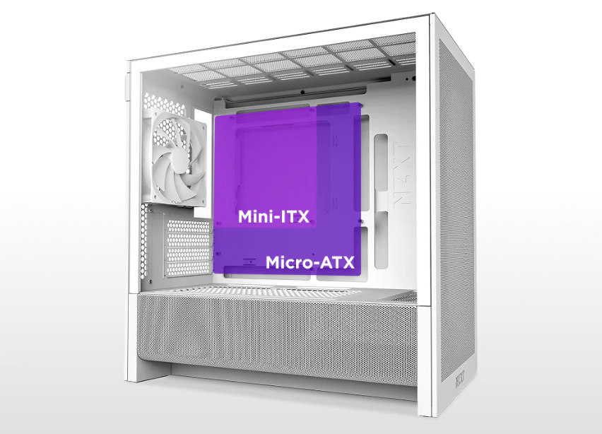 Osazení Case NZXT H3 Flow deskou