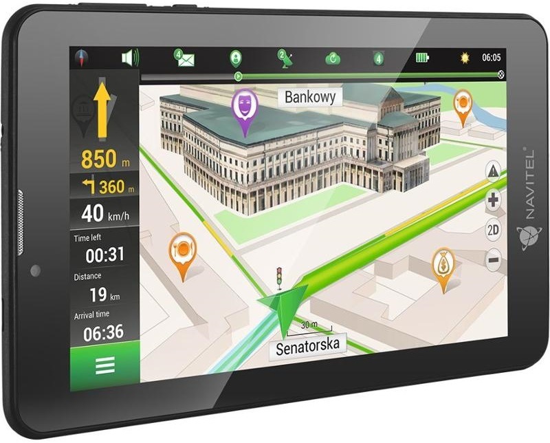 Navigační systém GPS NAVITEL T700 3G Pro, tablet černá