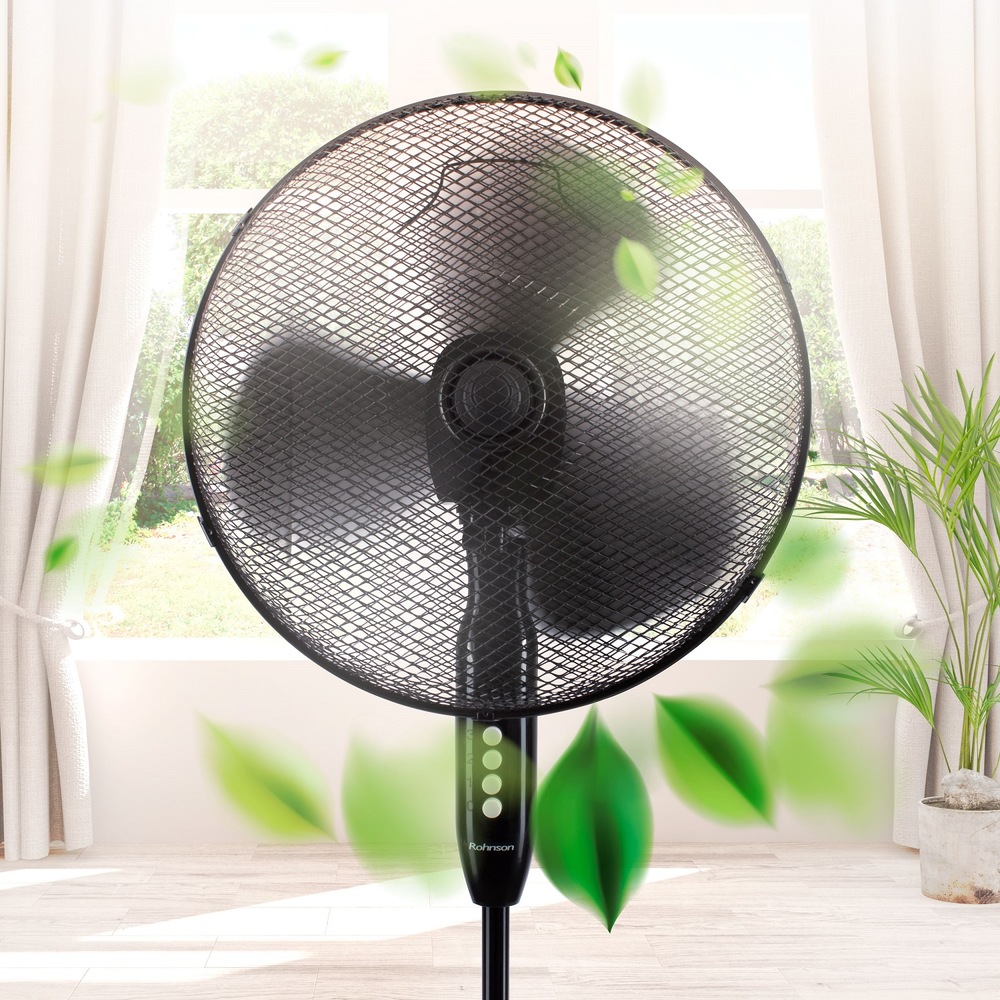 Ventilátor stojanový Rohnson R-854 černý Ventilátor stojanový Rohnson R-854 černý