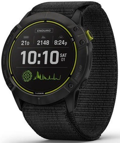 Chytré hodinky Garmin Enduro - Black - Black Nylon Band