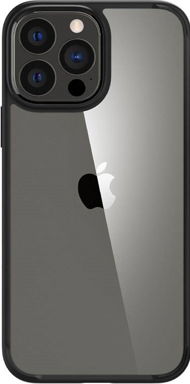 Kryt na mobil Spigen Crystal Hybrid na Apple iPhone 13 Pro černý/průhledný