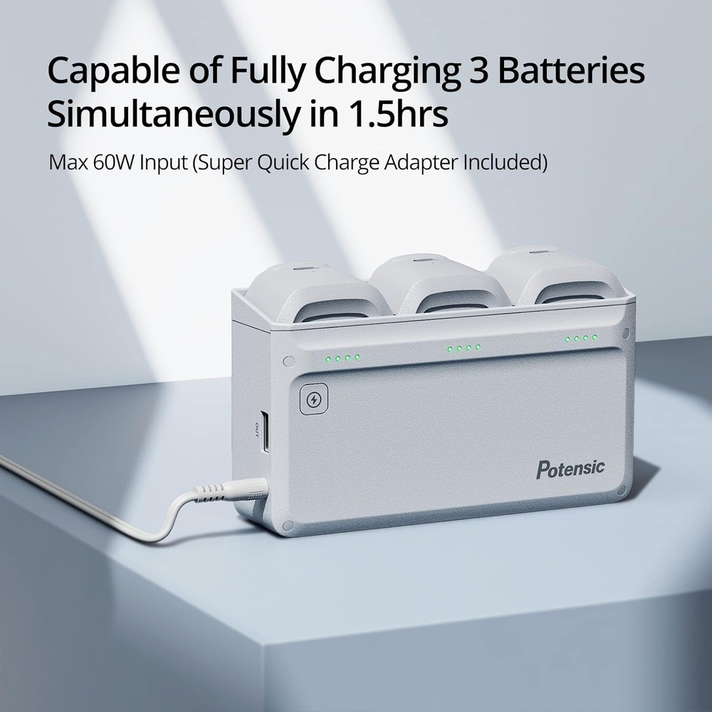 Nabíječka Potensic Atom 60W, AC adaptér