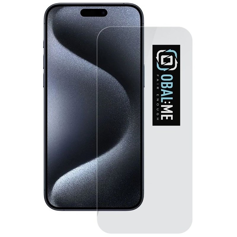 Tvrzené sklo Obal:Me 2.5D na Apple iPhone 15 Pro