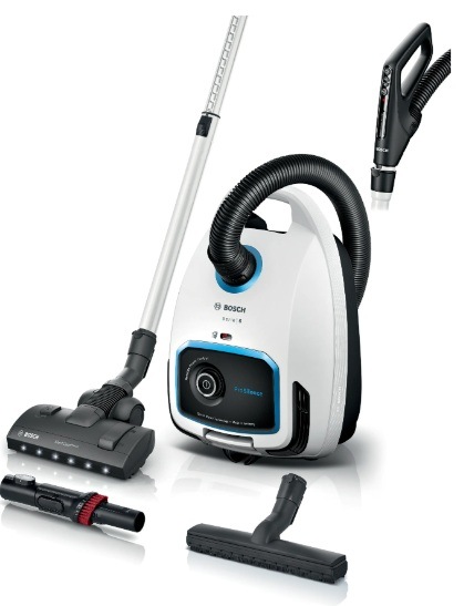 Bílý vysavač Bosch BGB6SIL0L