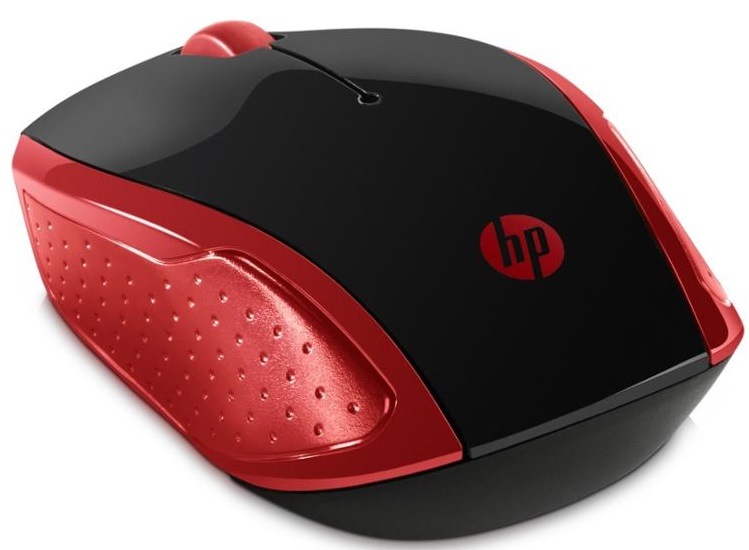 Myš HP 200 černá/červená