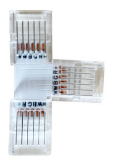 Konektor IMMAX CLICK 12mm, spojka T, RGB+CCT, 6pin IMMAX CLICK 12mm, spojka T, RGB+CCT, 6pin