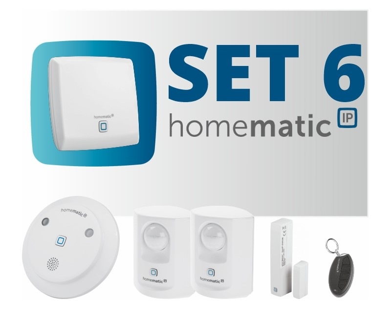 Kompletní sada Homematic IP zabezpečovací systém Kompletní sada Homematic IP zabezpečovací systém