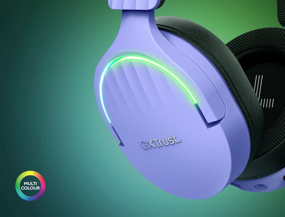 Headset Trust GXT 491 FAYZO fialový