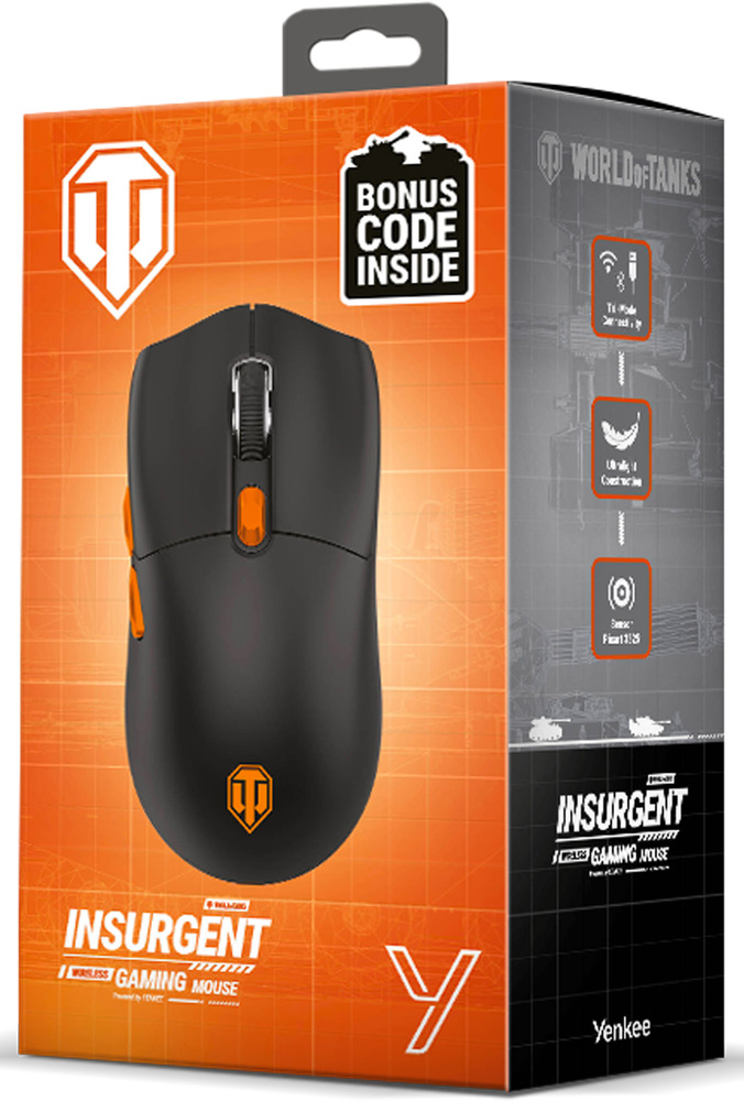 Myš YENKEE YMS WT300 Insurgent - World of Tanks černá YENKEE WT300 Insurgent
