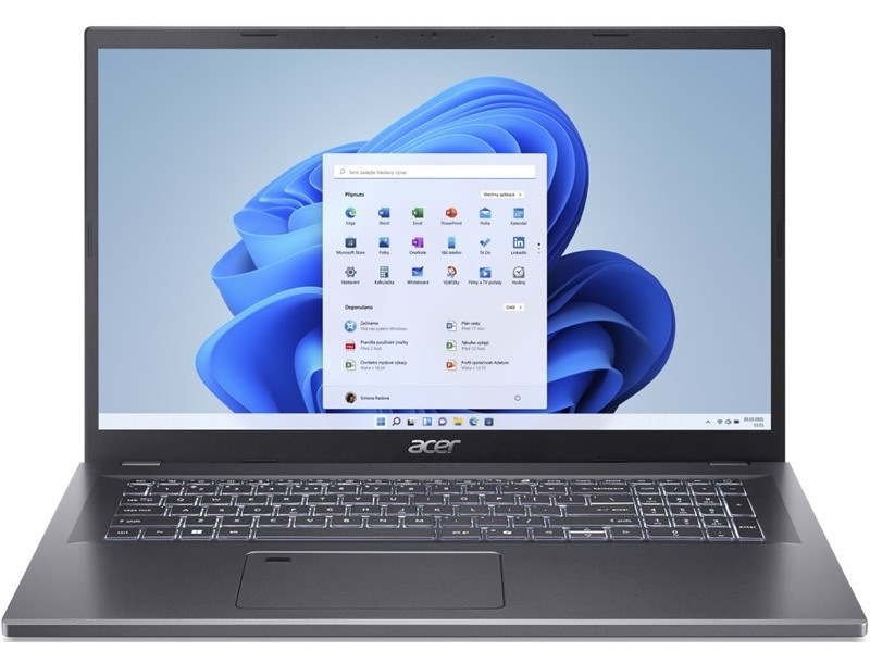 Notebook Acer Aspire 17 (A17-51M-554C) šedý
