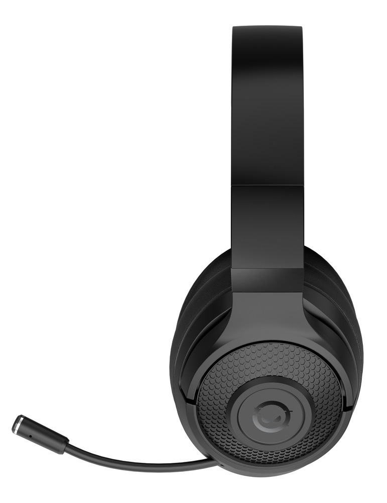 Headset Lorgar Noah 500, Bluetooth 5.3 černý Headset Lorgar Noah 500 v pohledu ze strany