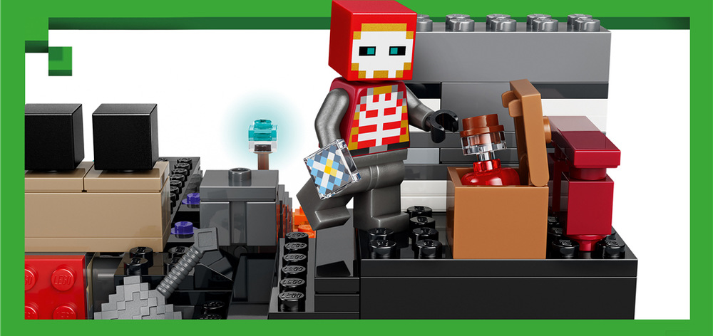 Stavebnice LEGO® Minecraft® 21590 Souboj s Witherem Sedm figurek LEGO z Minecraftu umožní dětem vymýšlet vlastní souboje a dobrodružství podle jejich představ.