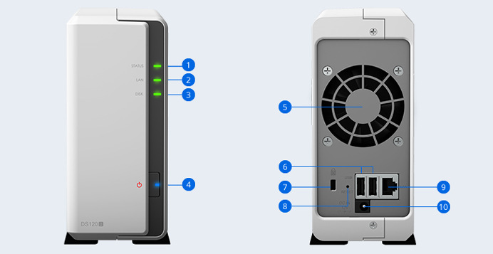 Datové úložiště (NAS) Synology DS120j Datové úložiště (NAS) Synology DS120j