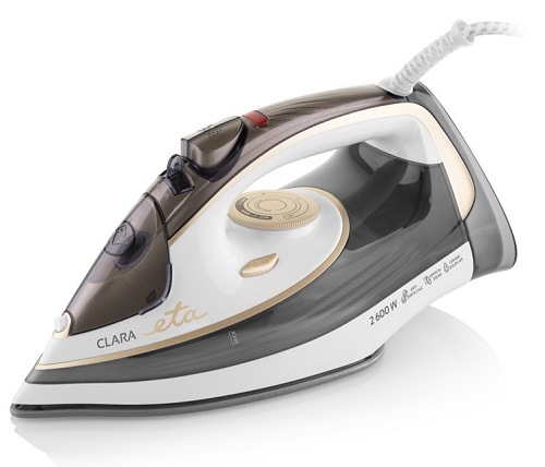 Žehlička ETA Clara 1274 90000, bílá/zlatá